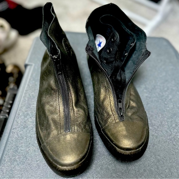 Converse CTAS Shroud Size 10. Black/gold - Picture 4 of 5